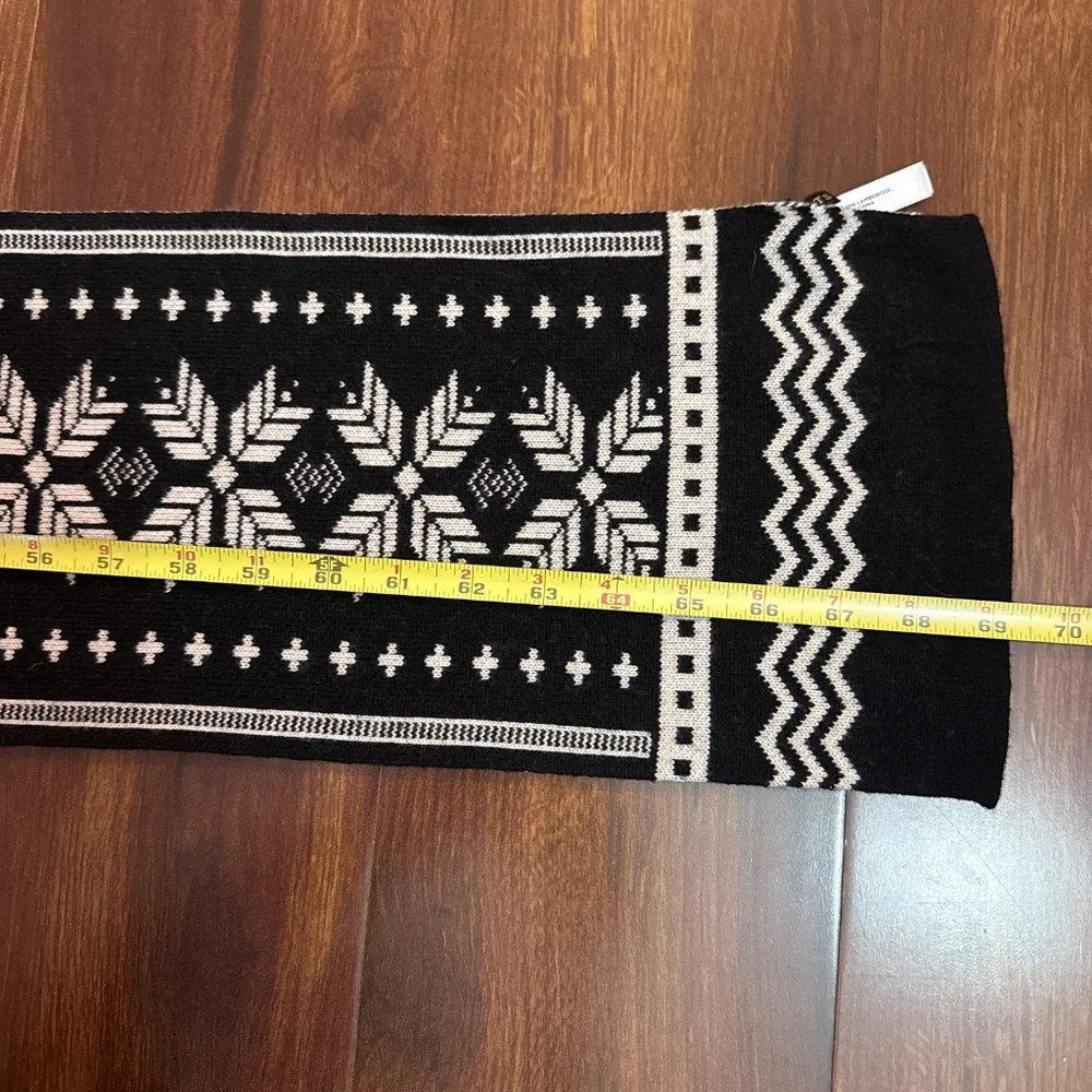 TALBOTS Lambswool Blend Holiday Scarf